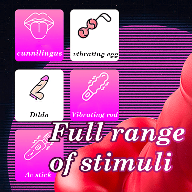 intimilife 360° Rotating Bead Telescopic Masturbation Vibrator-IntimiLife