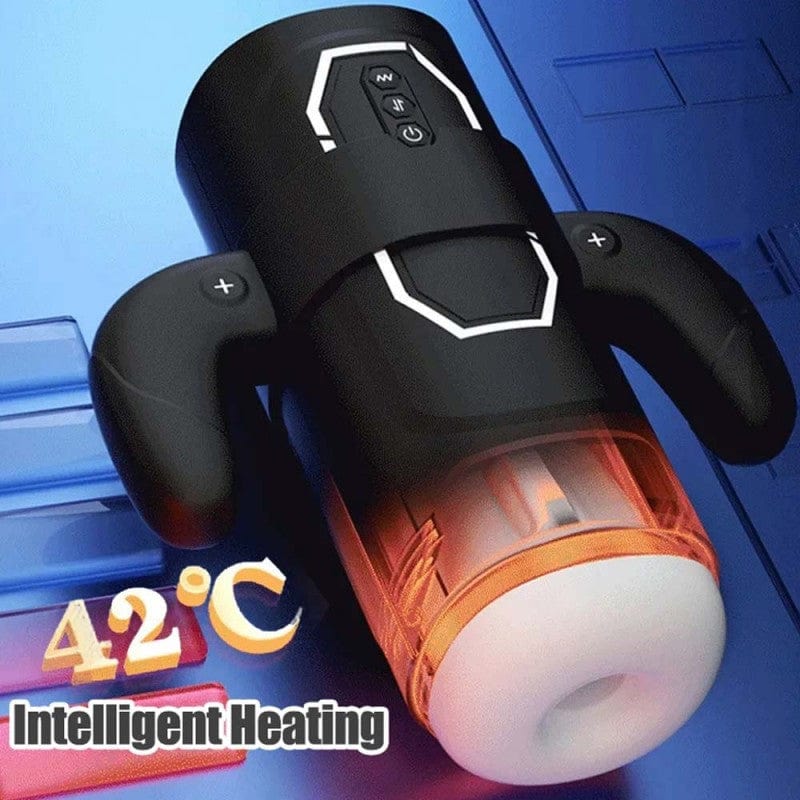 Sokoot Handheld Telescopic Sucking Heating Male Penis Stroker-IntimiLife