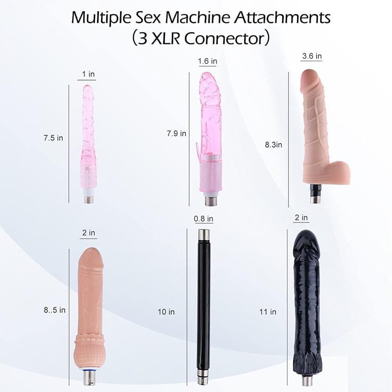 intimilife - Automatic Sex Machine Sex Toys Love Machine Device Gun with 6 Attachments-IntimiLife