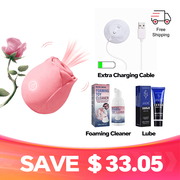 Blush Bliss - Original Suction Rose Toy® with Storage Bag