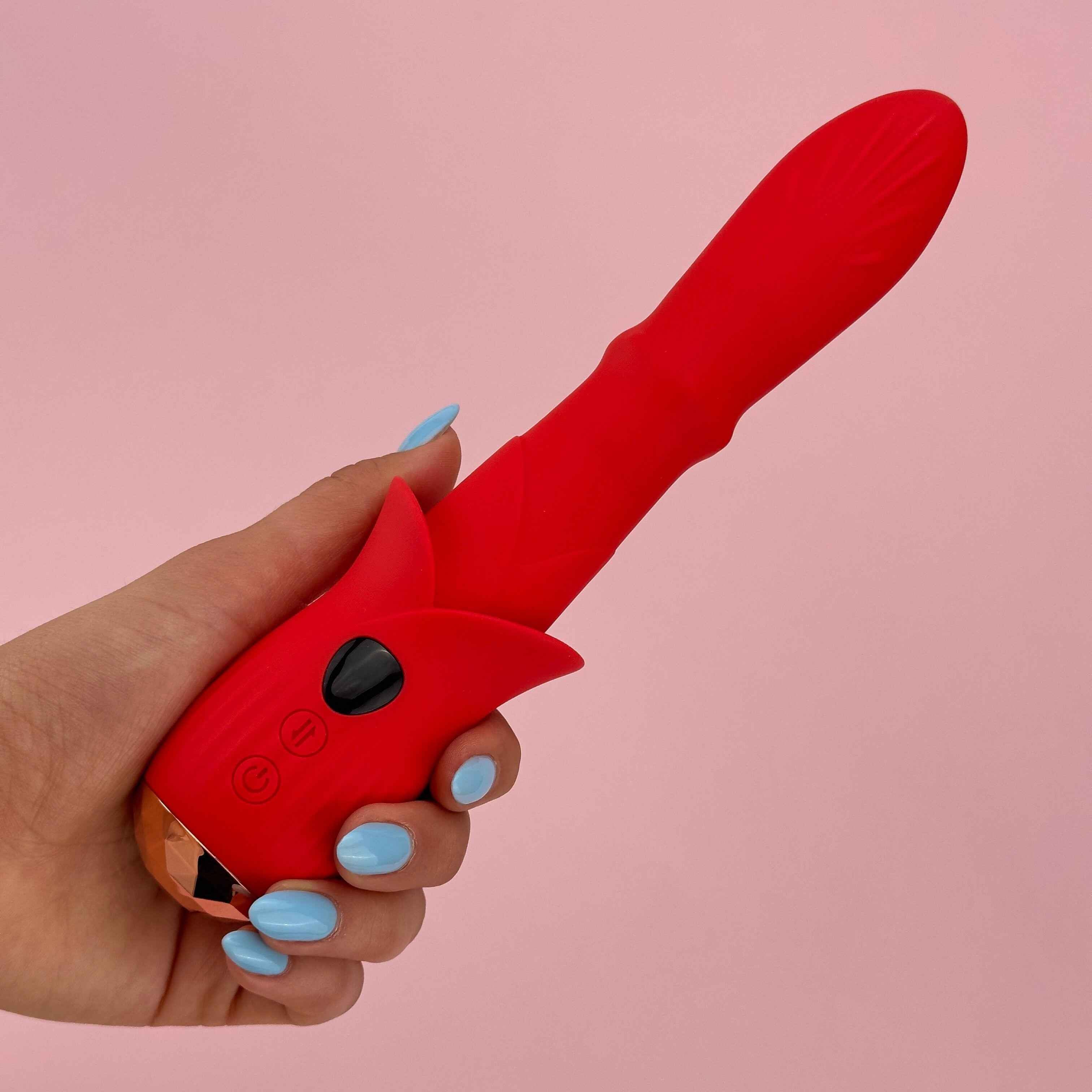 Rose G Thrusting G-Spot Vibrator