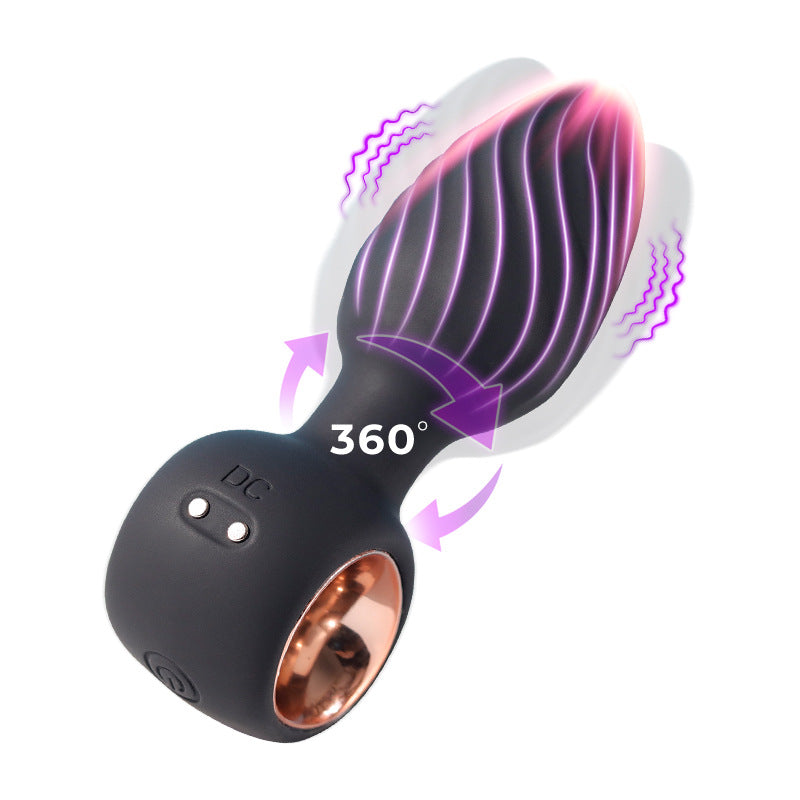 Johnson - 360° Rotating Rear Plug Swirl Remote - prostate massager featuring remote control, quiet, beginner friendly