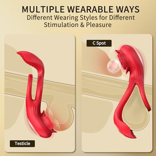 intimilife - Cock Ring with Rose Clitoral Stimulation-IntimiLife