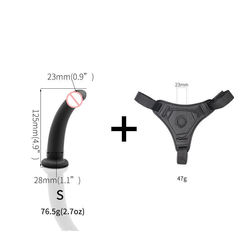 Close-up of 5.9 inch silicone toy highlighting body-safe material texture