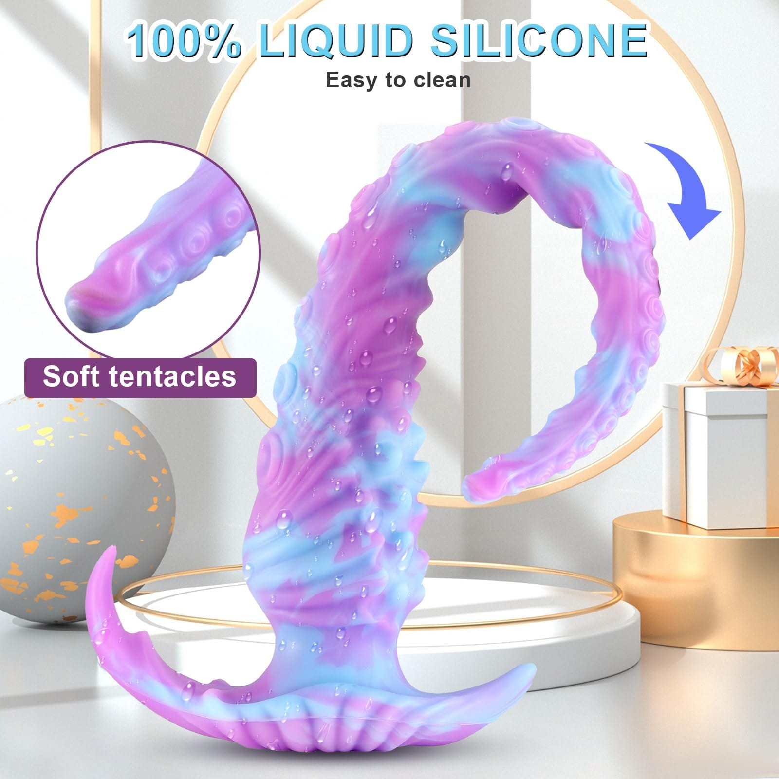 13.5‘’ Long Dildo Huge Anal Plug Monster Fantasy Knot Dildos-IntimiLife