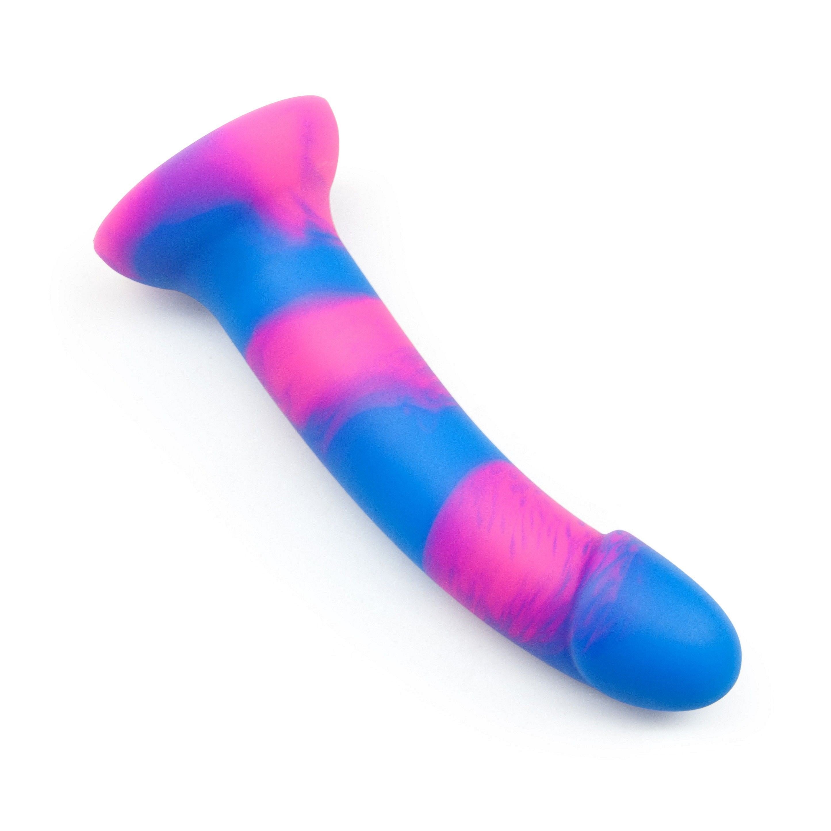 Wide Back Vegan Harness and 6 3/4" Silicone Dildo Set Strap On Harness product image 6