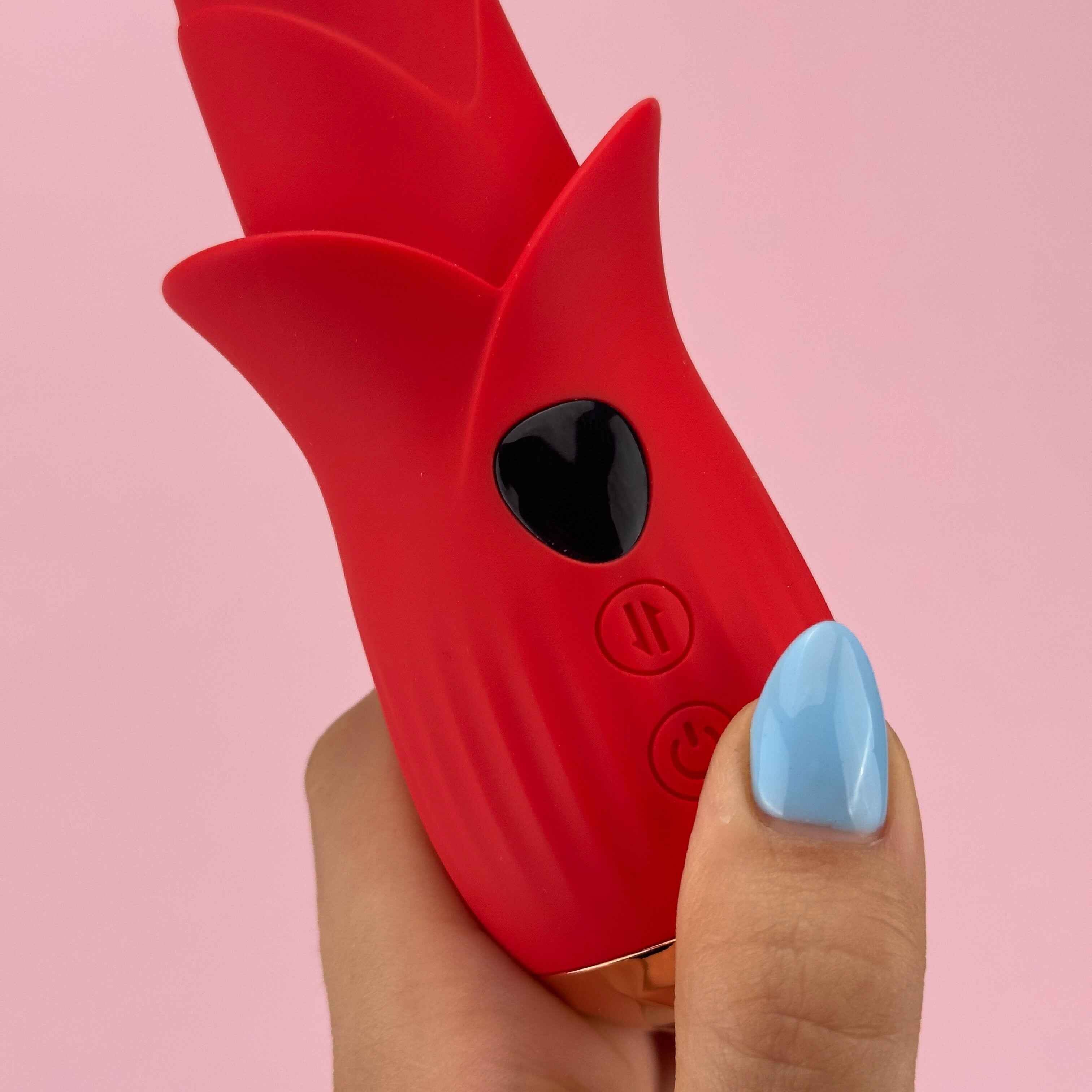 Rose G Thrusting G-Spot Vibrator