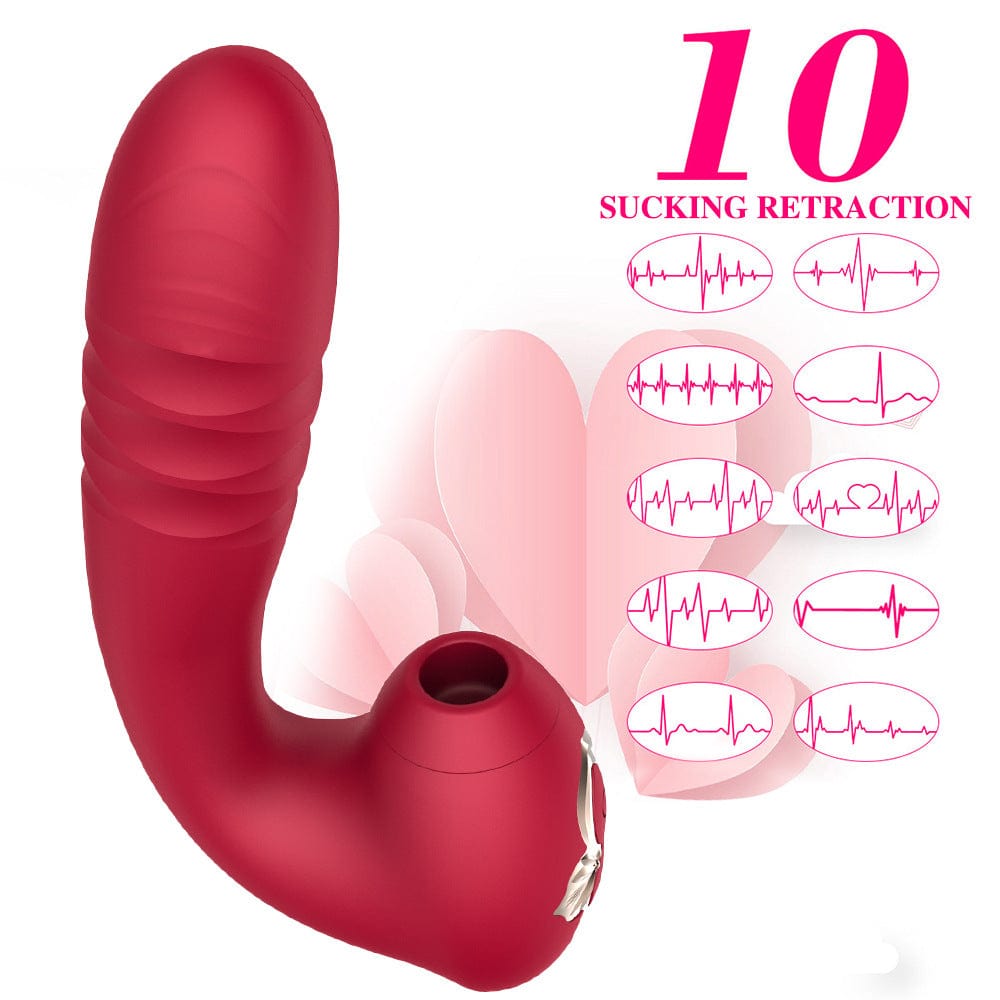 Vibrator with dual control buttons for easy mode switching