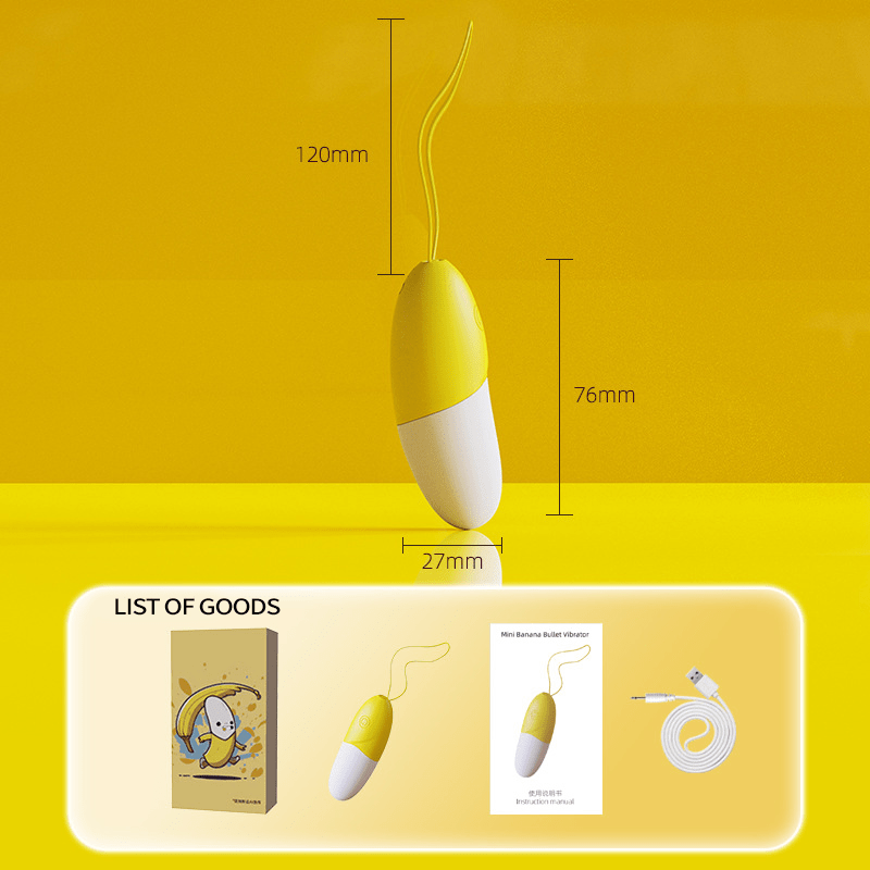 Banana-shape Mute Portable Muti-frequency Wearable Remote Control Women Vibrator-IntimiLife