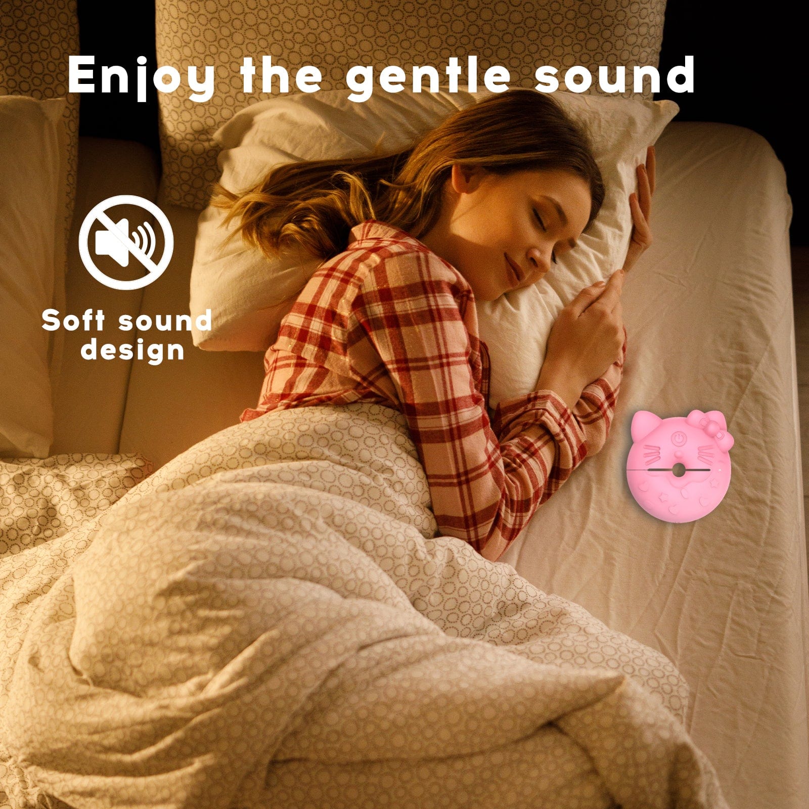 Pink kitty cat nipple clamp vibrator with remote control on display