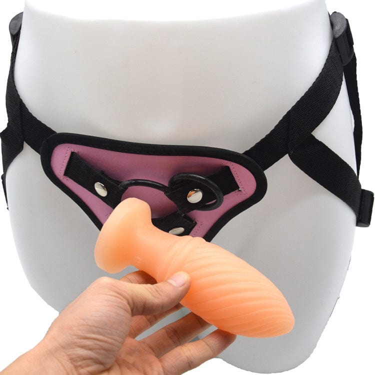 4.13‘’ Wearable Dildo Small Thread Anal Plug Lesbian Sex Toys-IntimiLife