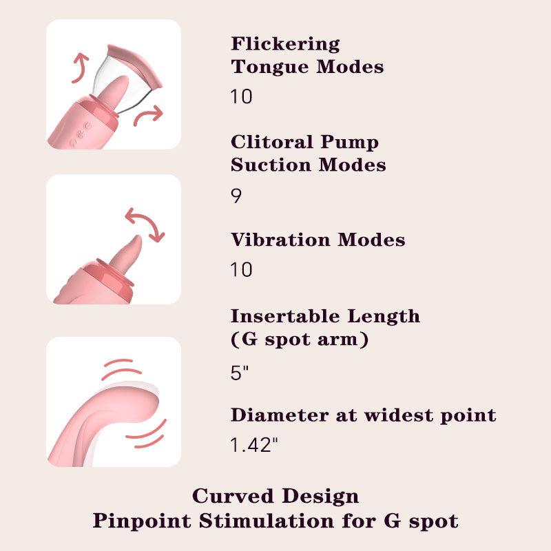 Savor - Oral-Like Wand with Suction & Flexible Positioning