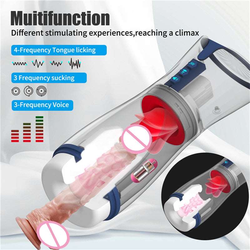 Close-up of soft TPE and silicone interior sleeve texture and design