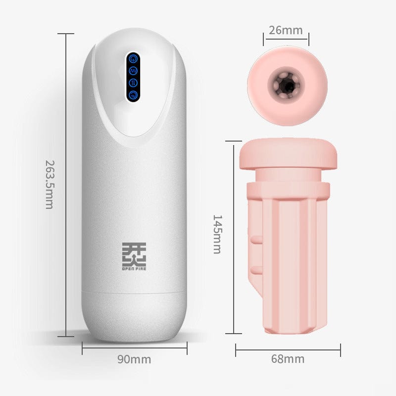 intimilife - Open Fire Male Sucking Telescopic Masturbation Cup-IntimiLife