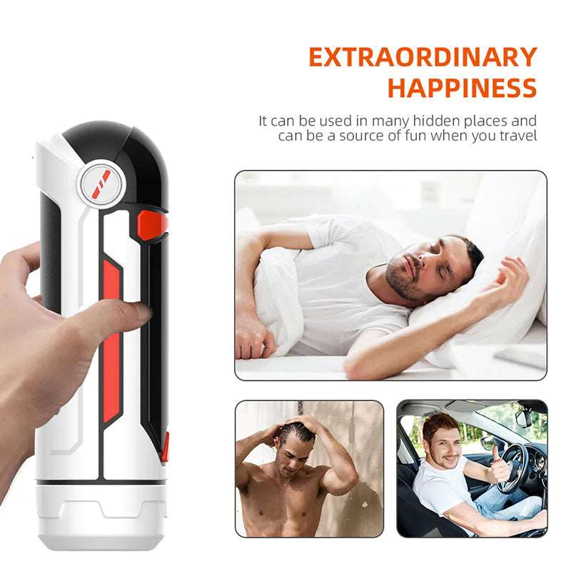 Device demonstrating waterproof capability in bathroom setting