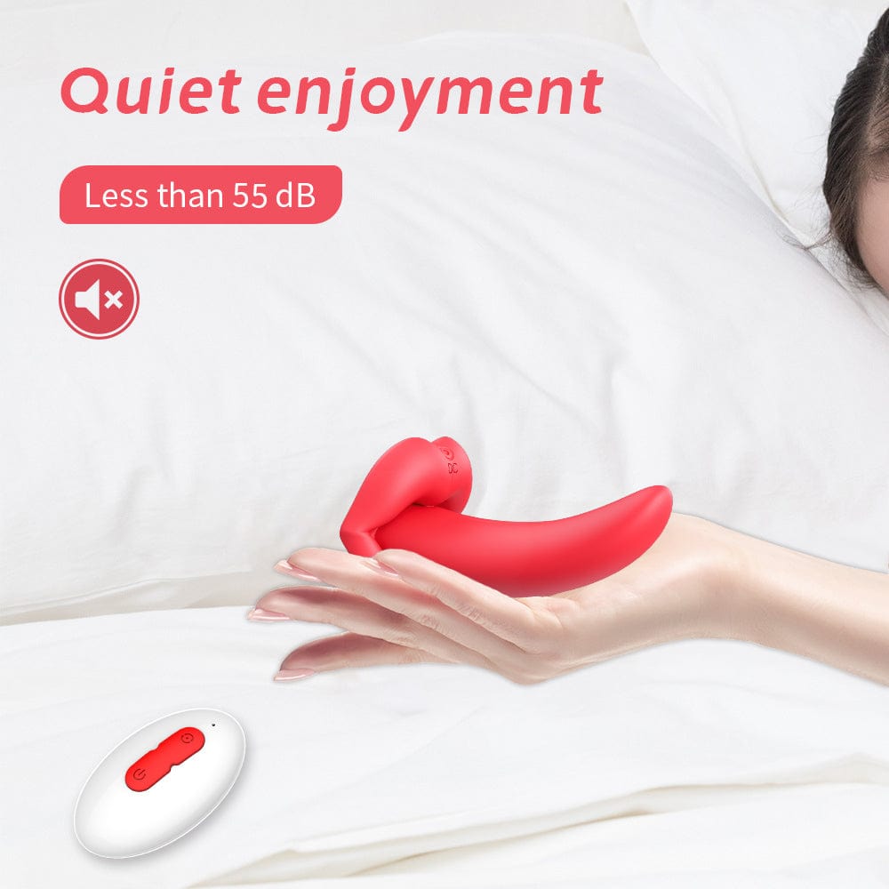 intimilife - Honey Tongue Wireless Remote Control 10 Frequency Wearable Vibrator-IntimiLife