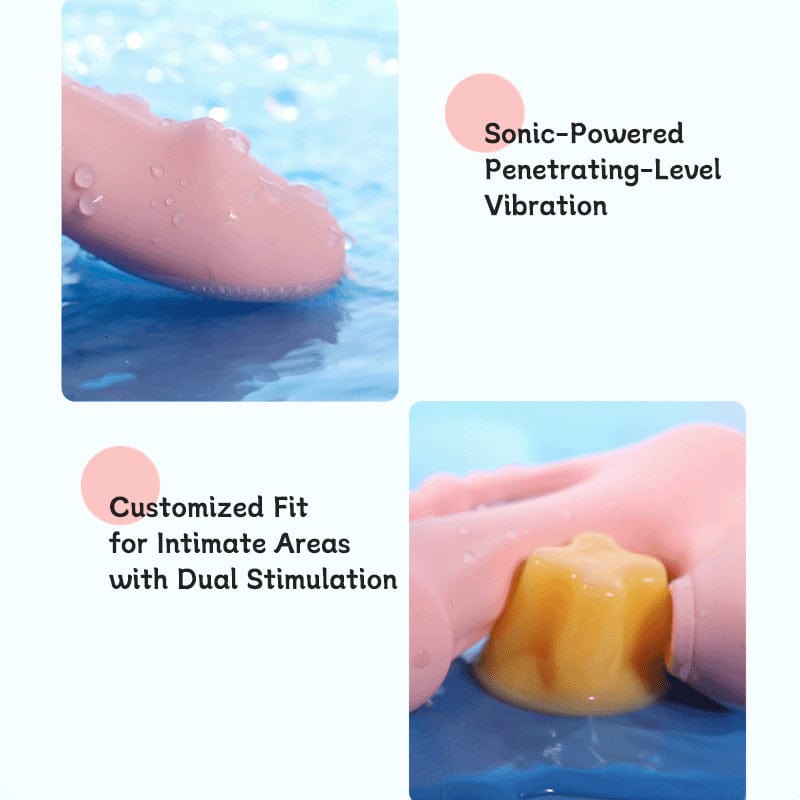 intimilife - G-Spot Stimulation Anal Play Clitoral Suction Wearable Female Masturbator-IntimiLife