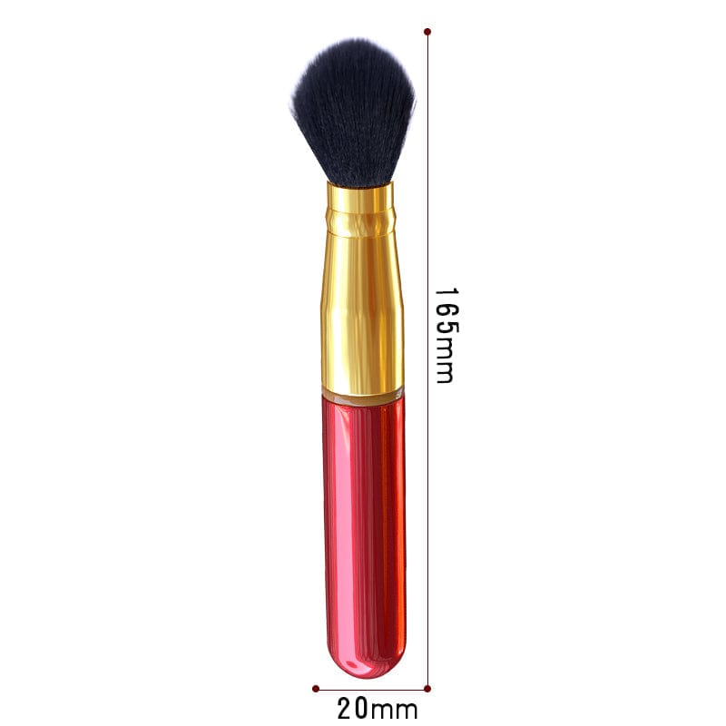 Dual-purpose makeup brush vibrator showing detachable design