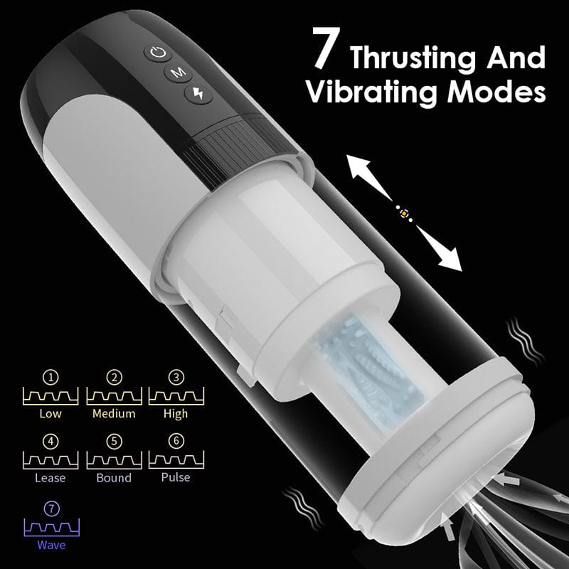 Telescopic mechanism extended demonstrating adjustable stroke length