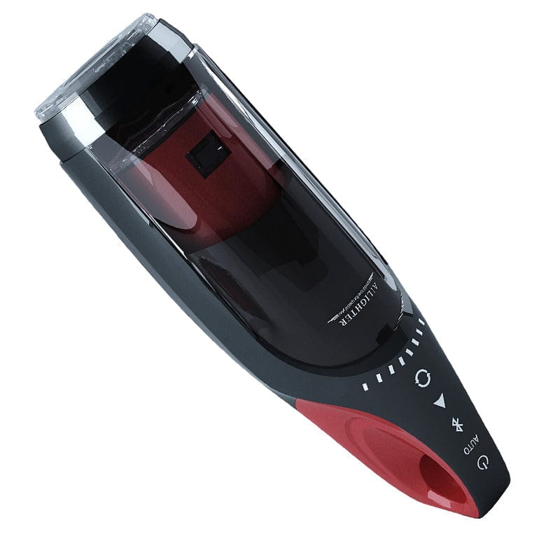 Male masturbator displaying compact size and ergonomic design