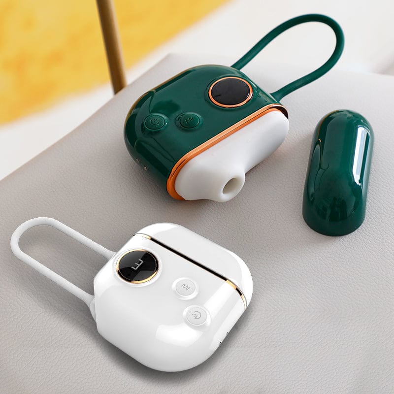 Smart vibrating egg with LCD display showing modes