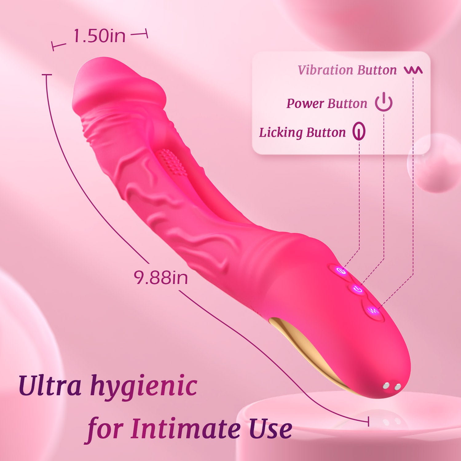 Dildo Flapping Vibrator-IntimiLife
