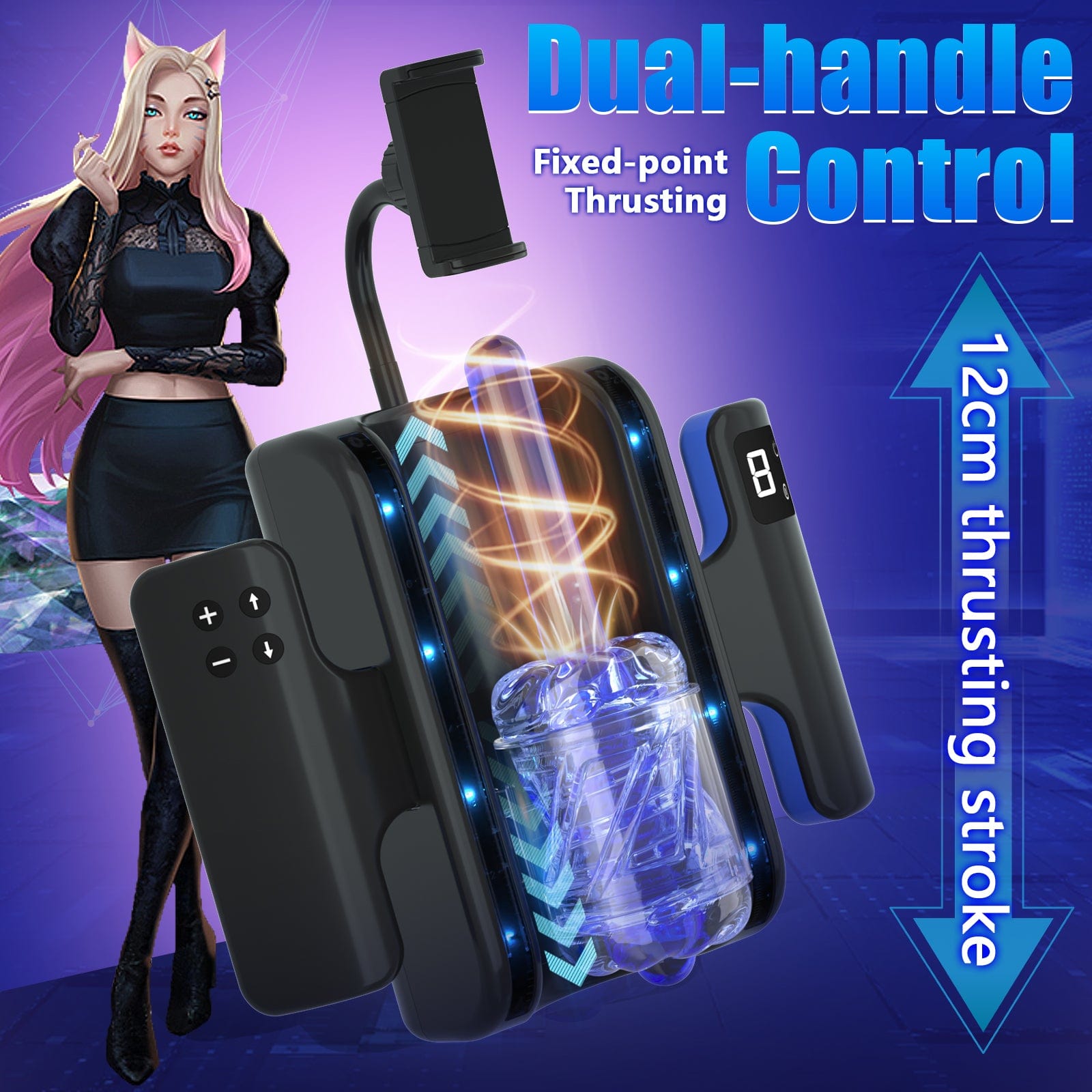 Cannon King Scaled-down Version Thrusting Masturbation Cup-IntimiLife