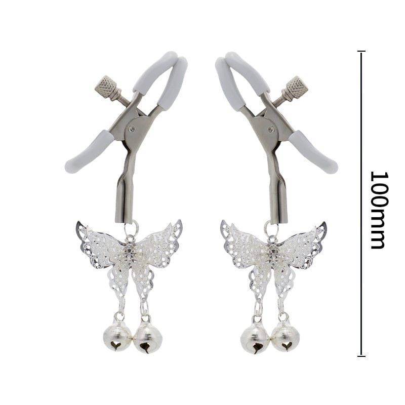 Butterfly Nipple Ring Bell Clamps-IntimiLife