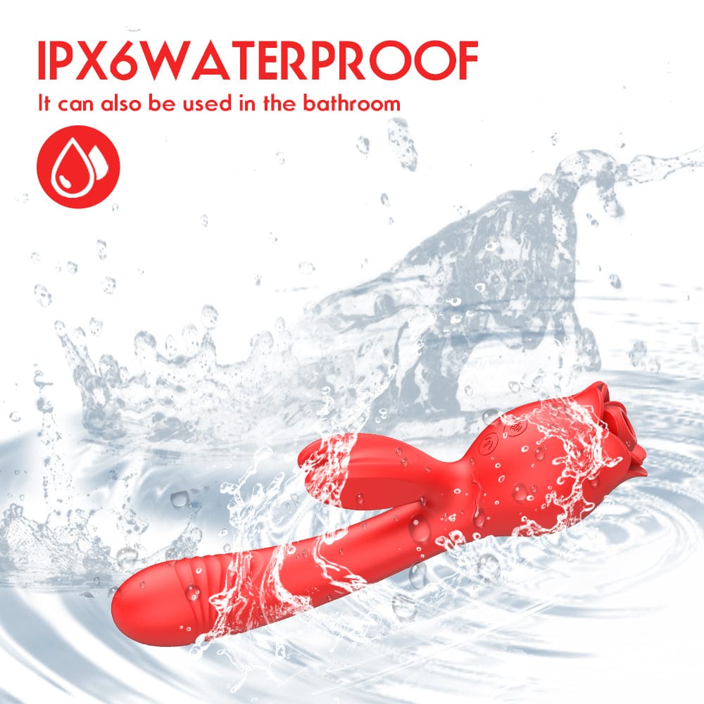 intimilife - Rose Vibrator G Spot Clitoral Stimulator-IntimiLife