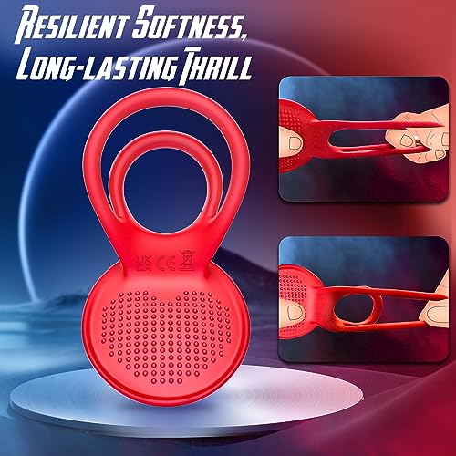 Waterproof cock ring with simple one-button control interface