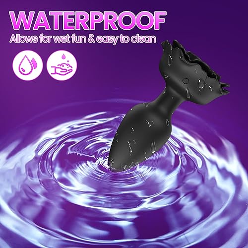 Close-up of silicone vibrating anal plug with seamless texture and rounded tip