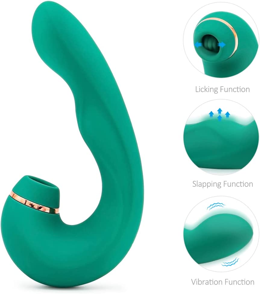 Tapping Sucking G-spot Vibrator-IntimiLife