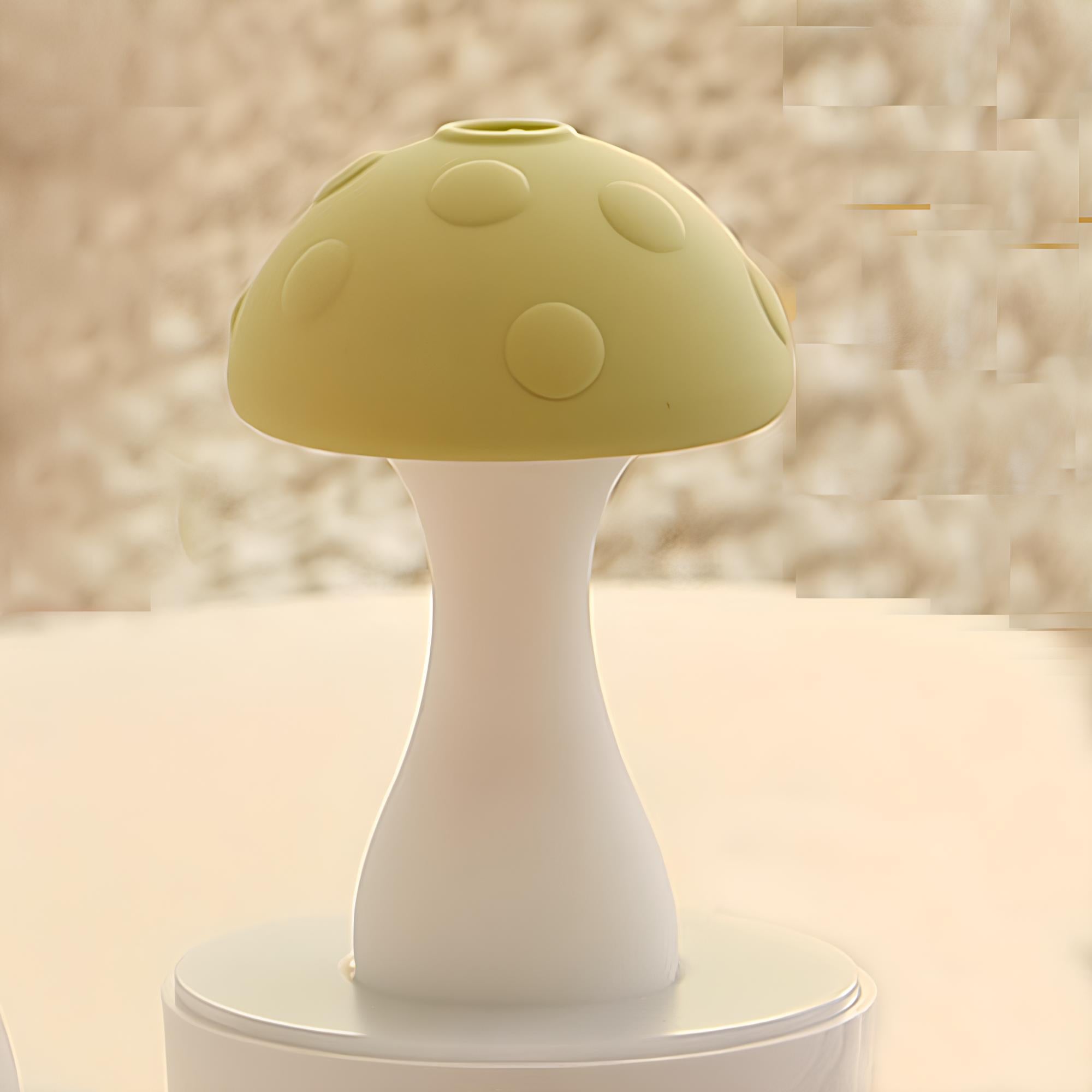 Mushroom Clitoral Sucking Stimulation Vibrator With Luminous Dust Cover-IntimiLife