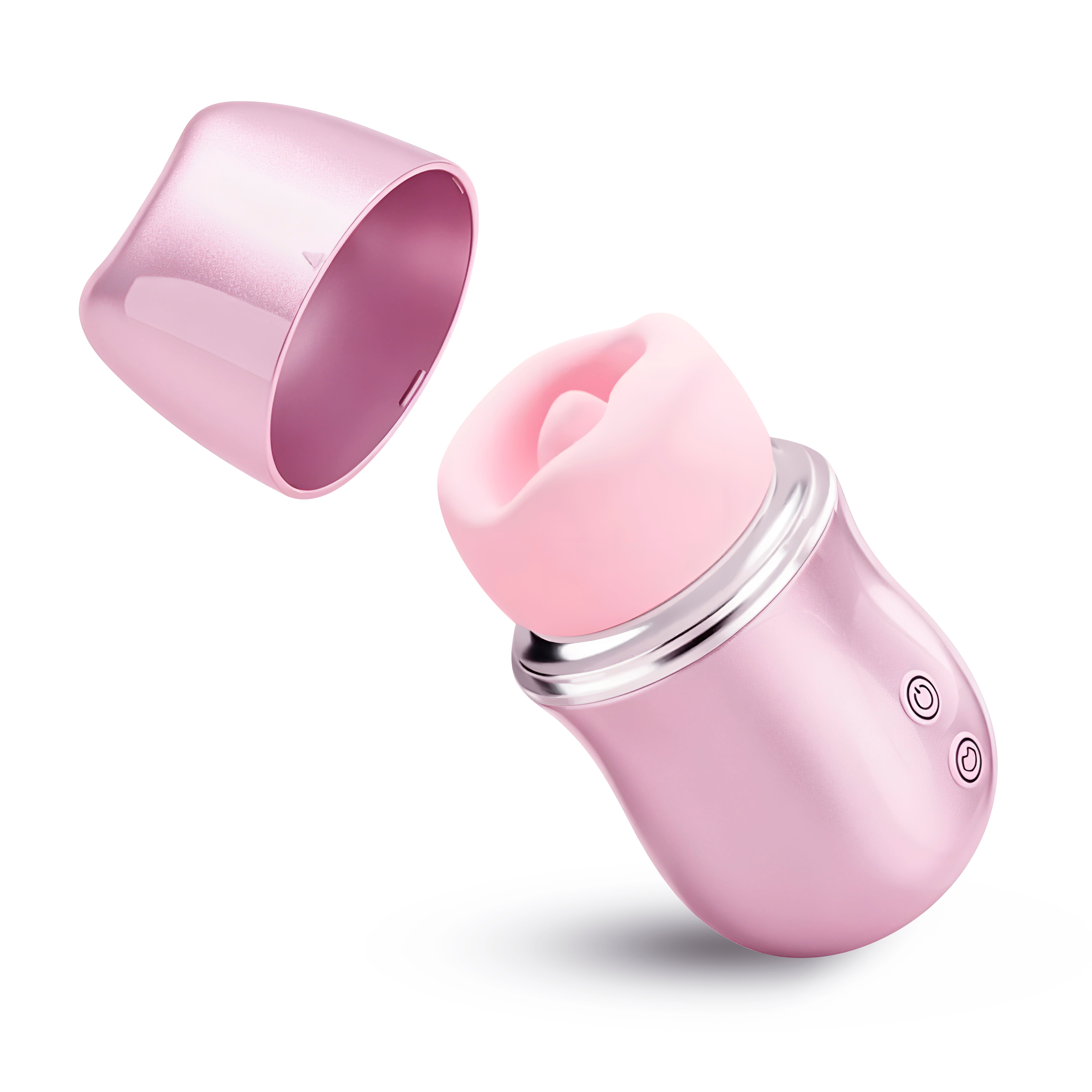 PearlMouth - Premium Oral-Like Massager with Soft - tongue vibrator featuring app controlled, quiet, rechargeable