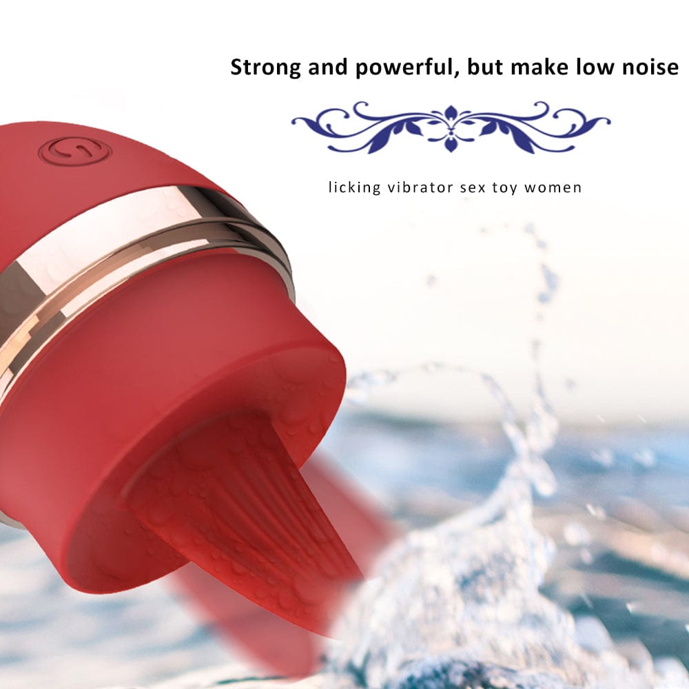 intimilife - Licking Tongue 10 Modes Egg Vibration Medical Silicone-IntimiLife