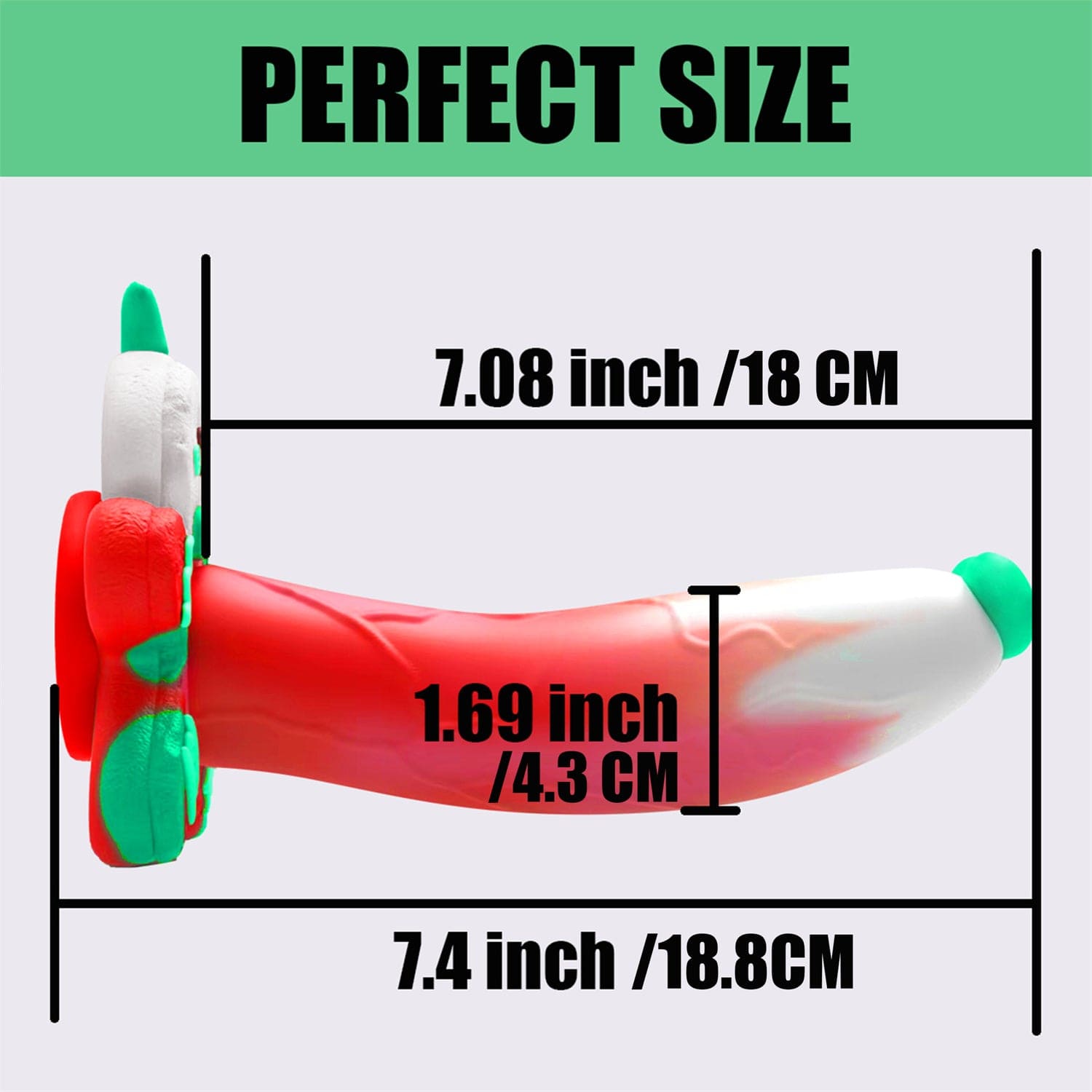 AIMITEX Gingerbread Man Dildo Suction Cup Manual Masturbator-IntimiLife