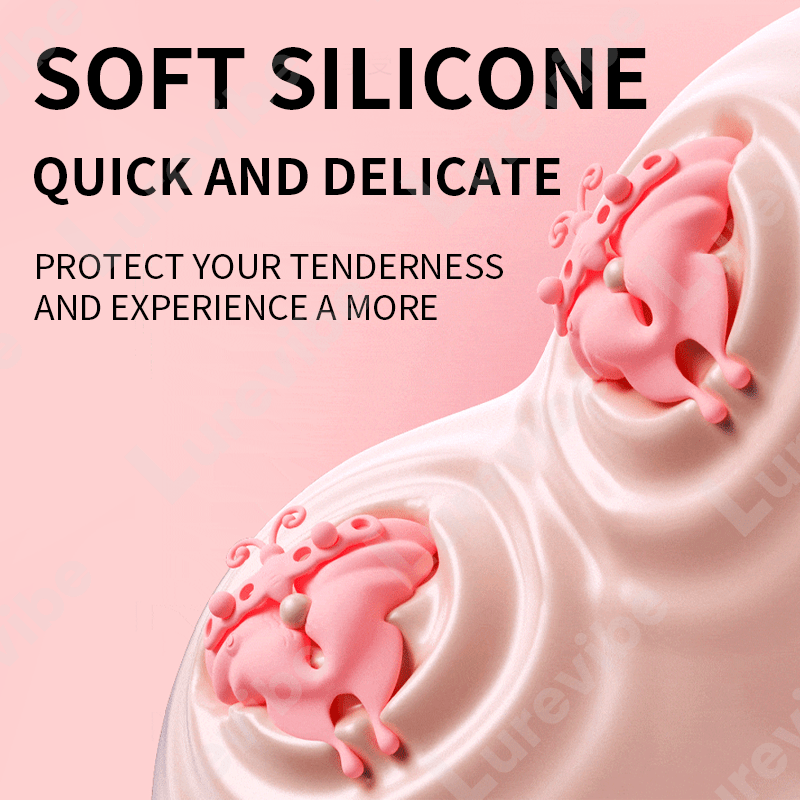 Butterfly Invisible Wearable Nipple Clamp Vibrator-IntimiLife