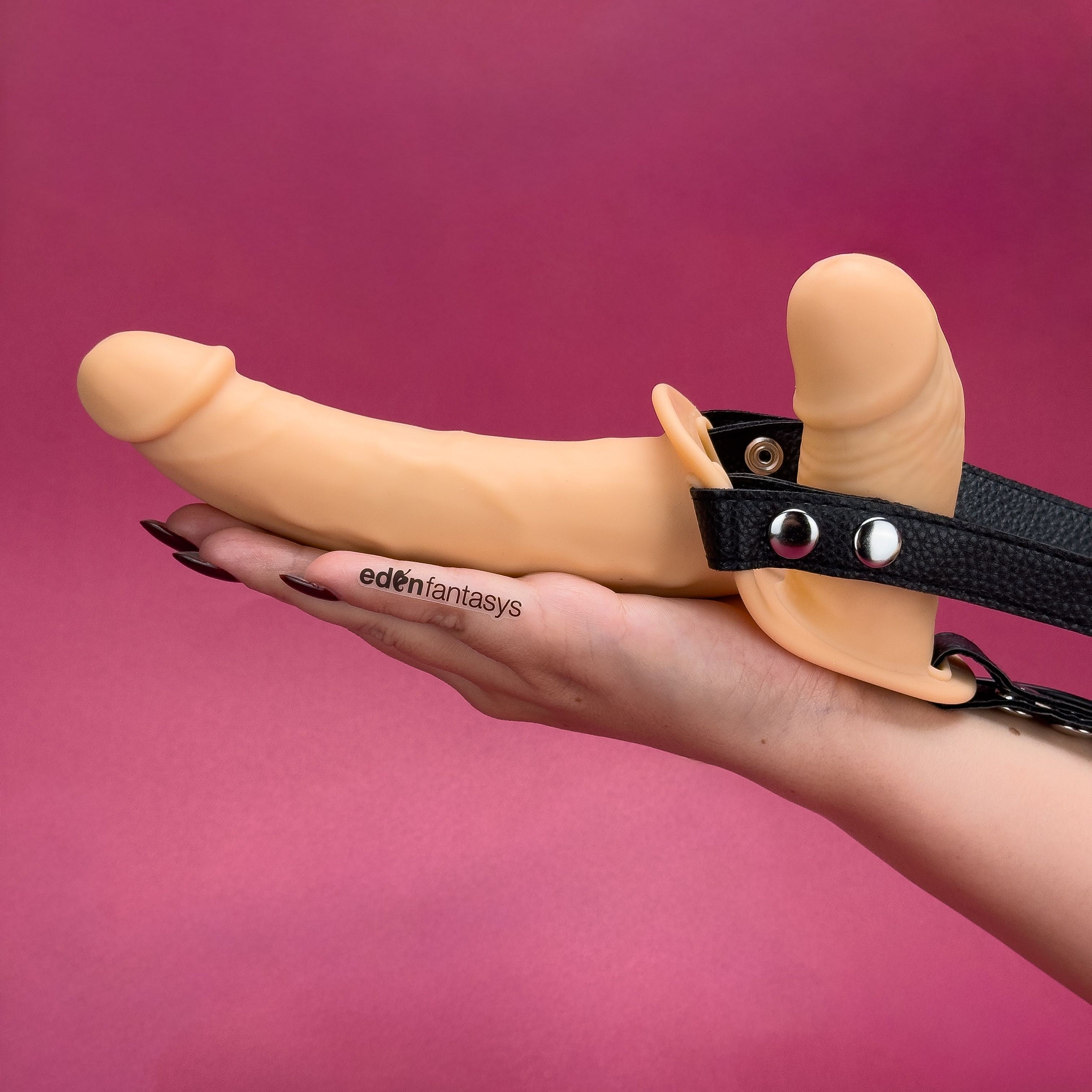 Vibrating Double Thruster Double Sided Vibrating Strap On product image 3