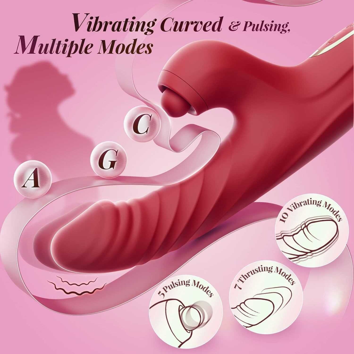 Seraphine - 3 in 1 App-Controlled Rabbit Massager