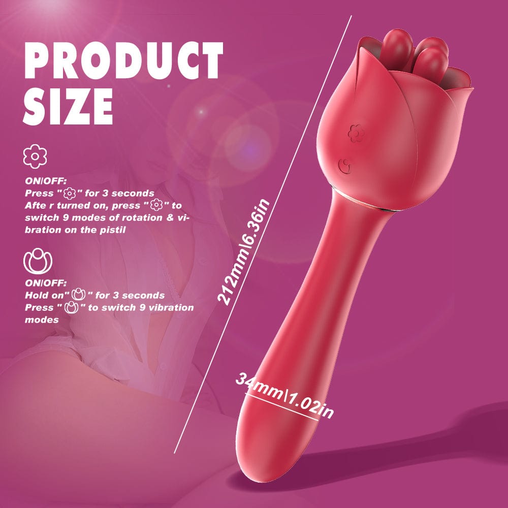 intimilife - Rose Massage Vibrators For Women-IntimiLife