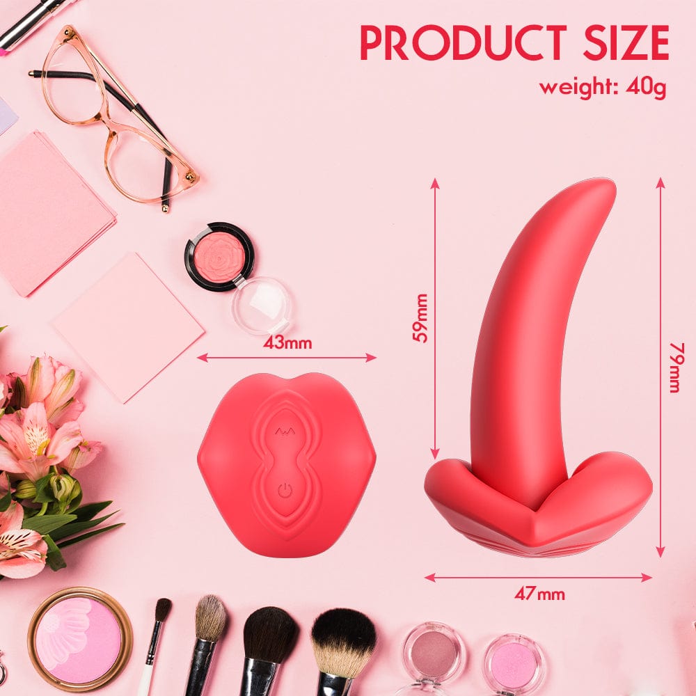 intimilife - Honey Tongue Wireless Remote Control 10 Frequency Wearable Vibrator-IntimiLife