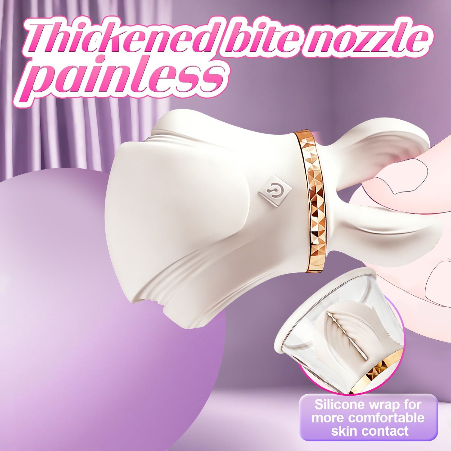 Alicia - Chest Clamps with Manual Suction Cup