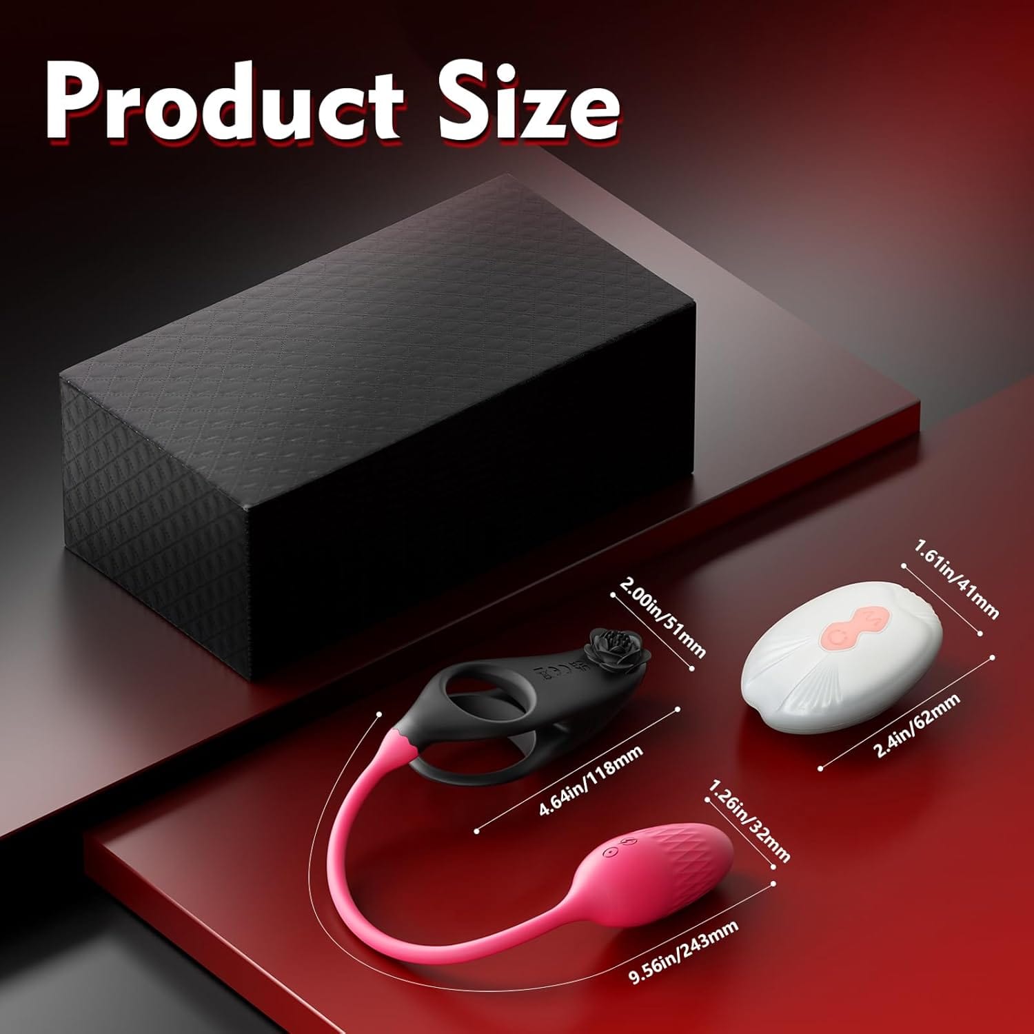 Detachable Design Vibrating Cock Penis Ring With Anal Plug for Couple-IntimiLife