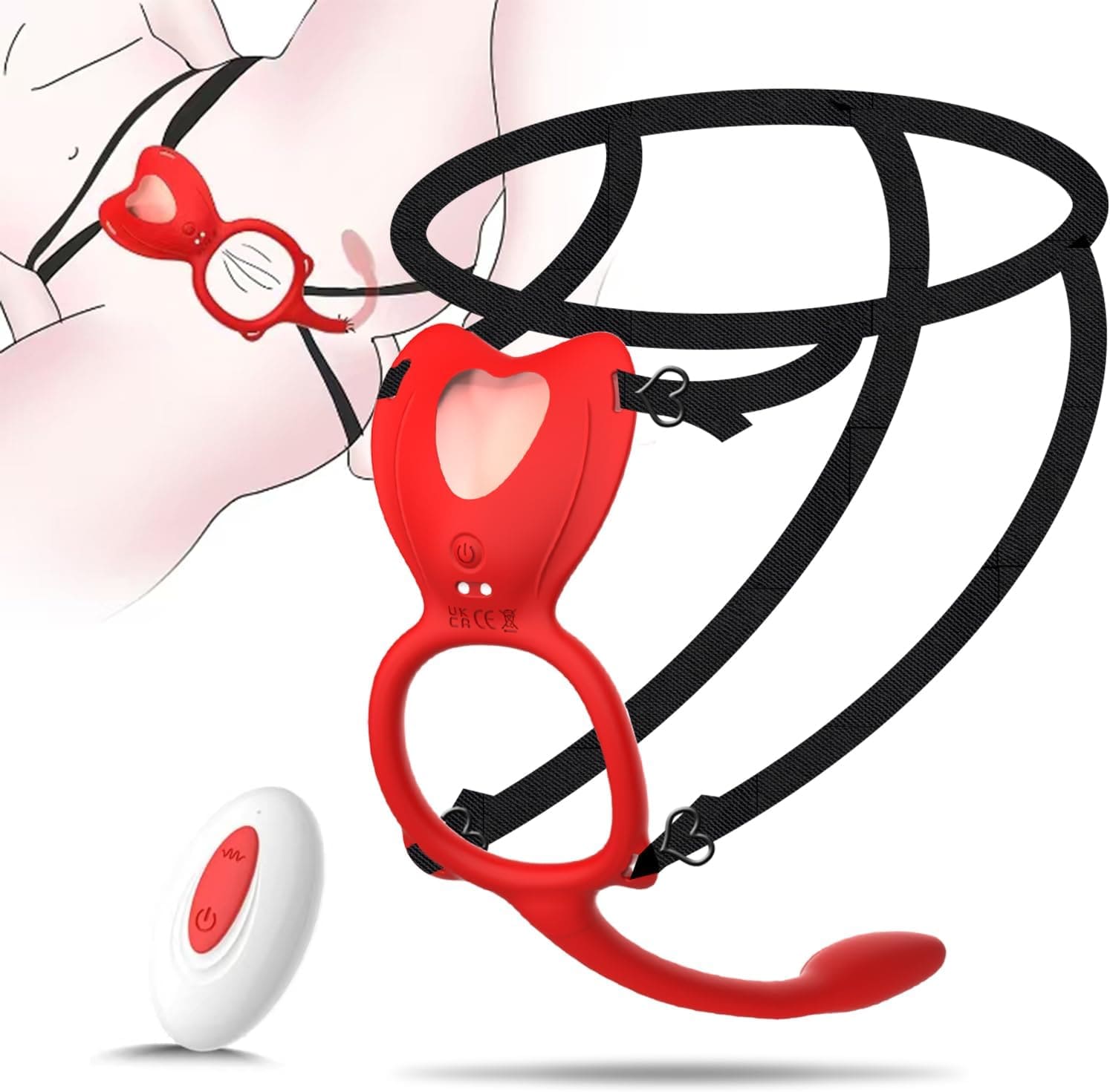 Wearable Panty Clitoral Anal Vibrator With Remote Control-IntimiLife