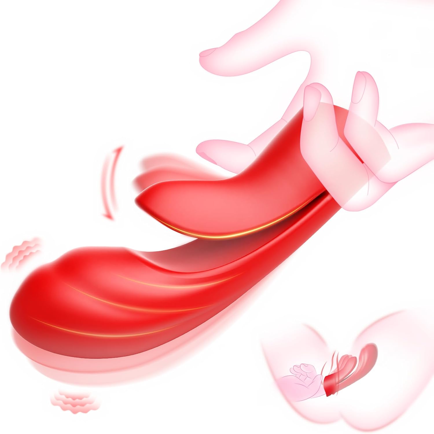 2 in 1 Flexible Finger Sleeve Clit G Spot Nipple Vibrator-IntimiLife