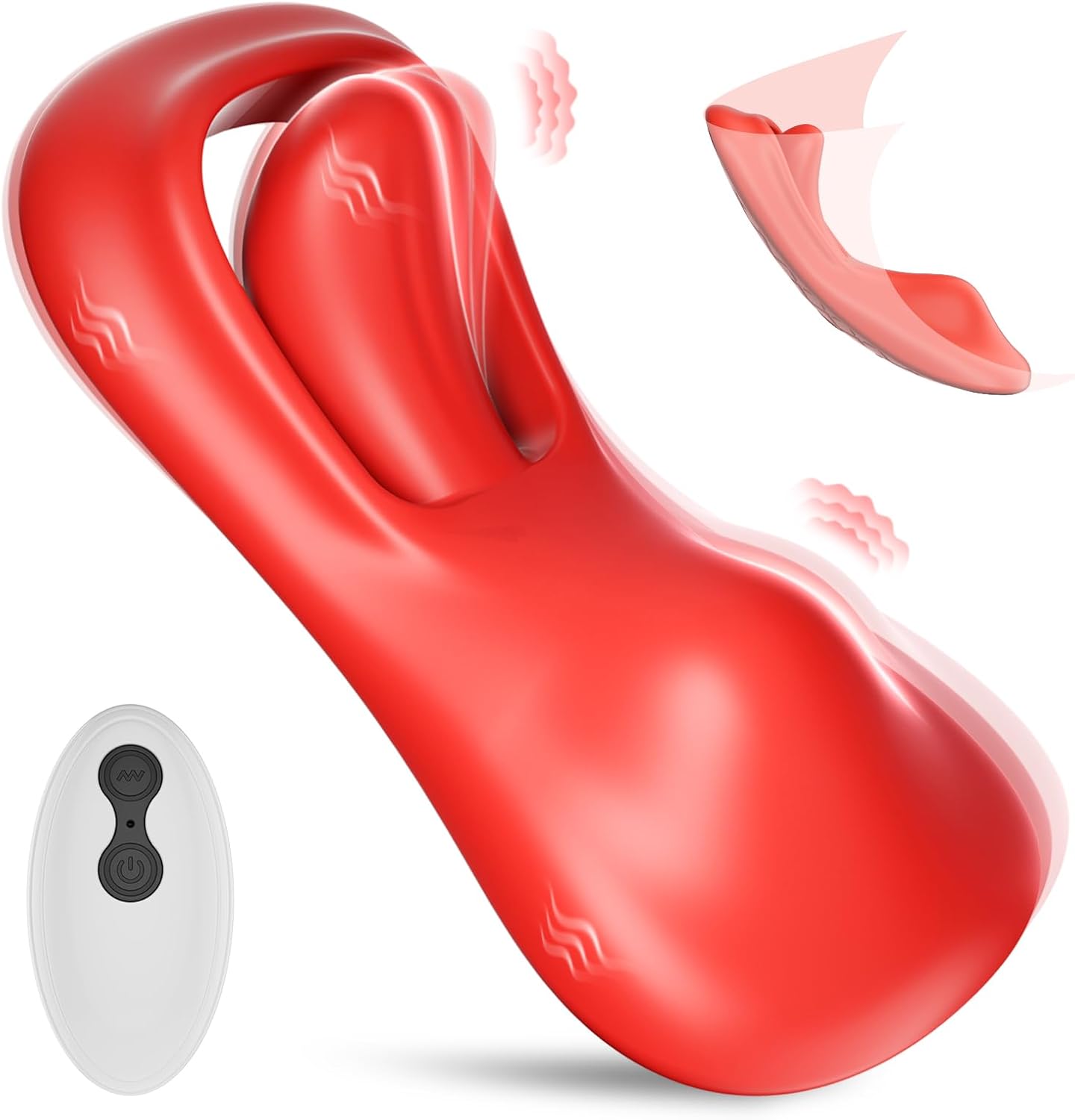 Tongue Wearable Clitoral Stimulation Vibrator with Remote & APP Control-IntimiLife