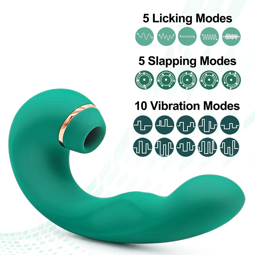 Tapping Sucking G-spot Vibrator-IntimiLife