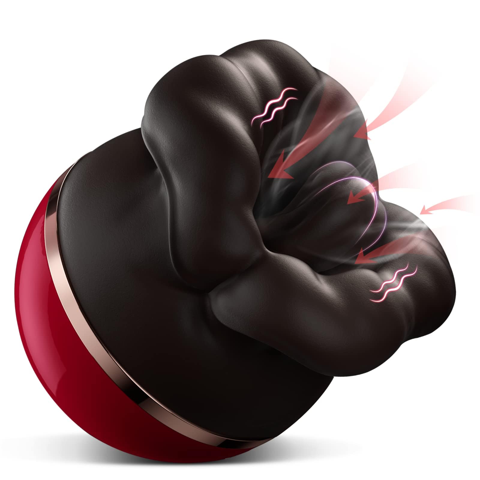 intimilife - Big-Mouth Tongue Sucking Female Masturbator Massager Rechargeable Vibrator-IntimiLife