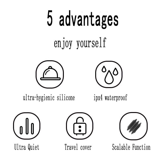 Waterproof vibrator in use setting