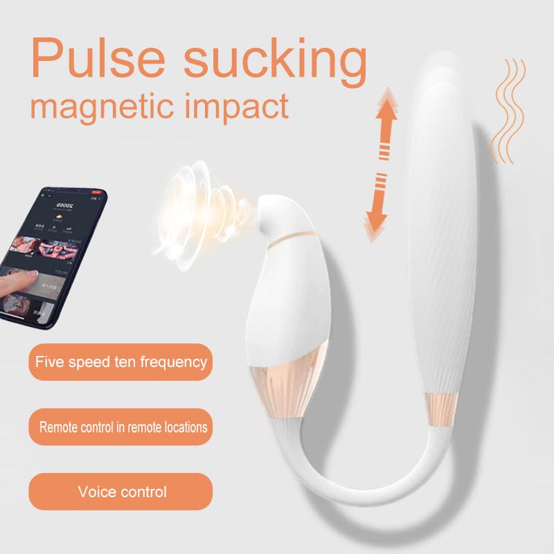 12-Frequency Sucking Telescopic Female Masturbator-IntimiLife